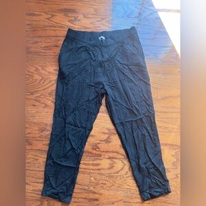 H&M Black Elastic Waist Pull-On Pants